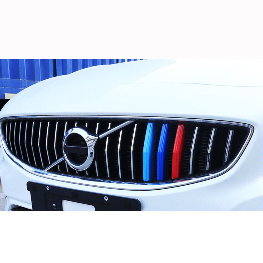 3-Color Front bumper Mesh Grille Grill Strip Cover Trim for Volvo XC40 2019-2022