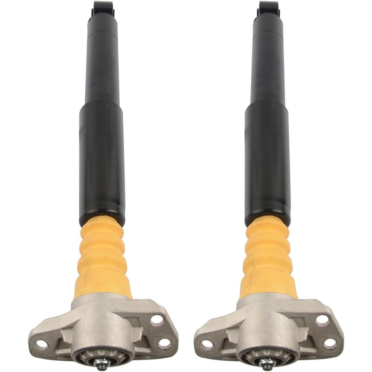 A pair of rear hydraulic shock absorber struts are suitable for Mercedes W140, S500, and S600 models from 1992 to 1999.