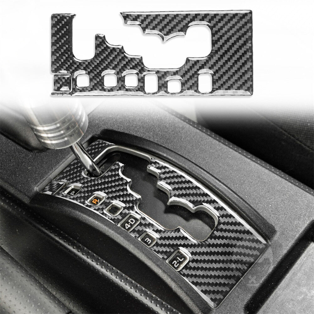 2¡ÁCarbon Fiber Automatic Console Gear Shift Trim For Toyot@ FJ Cruiser 2007-2021