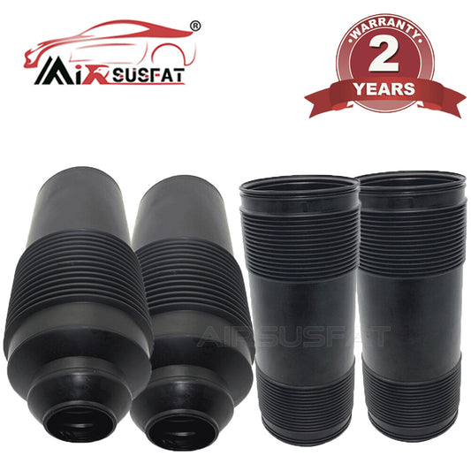 4X FRONT REAR HYDRAULIC STRUT DUST COVER for MERCEDES ABC R230 SL550 SL63 AMG
