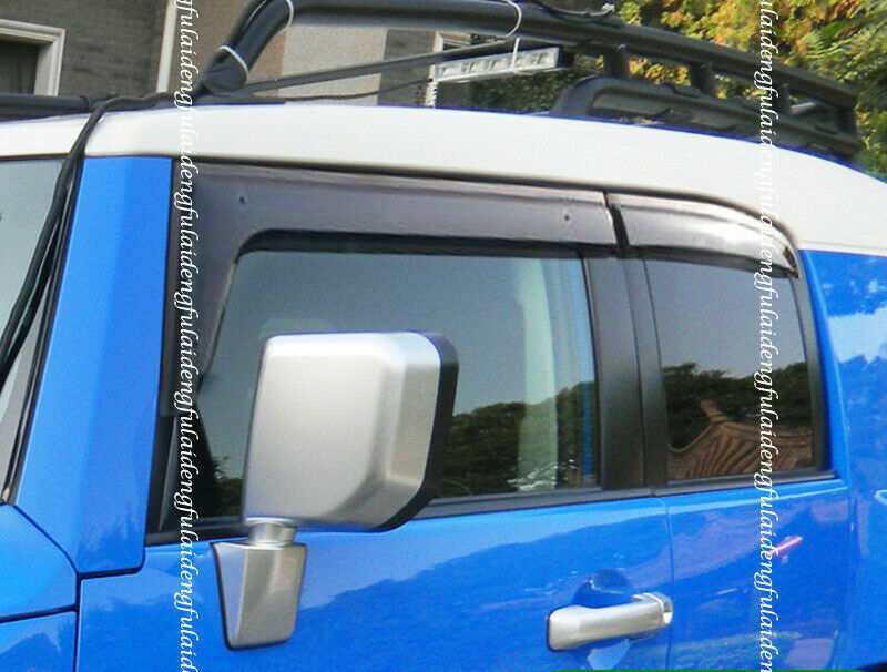 for Toyota FJ CRUISER 2007-2019 Window Wind Visors Sun Rain Guard Vent Deflector