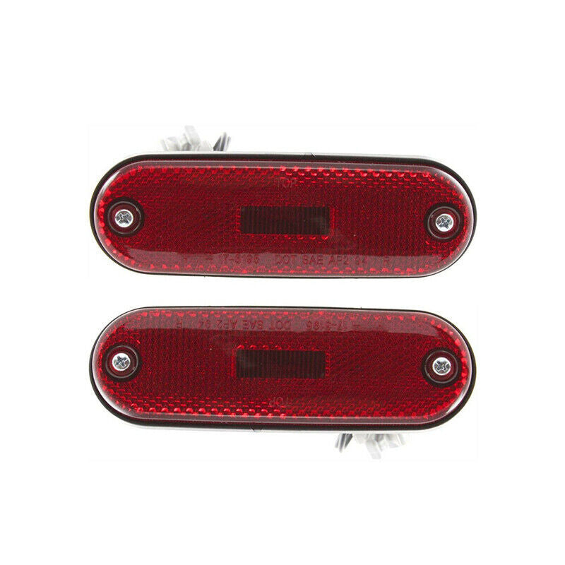 Pair Rear Reflector Side Marker Lamp with bulbs for Toyota rav4 Rav-4 1996-2000