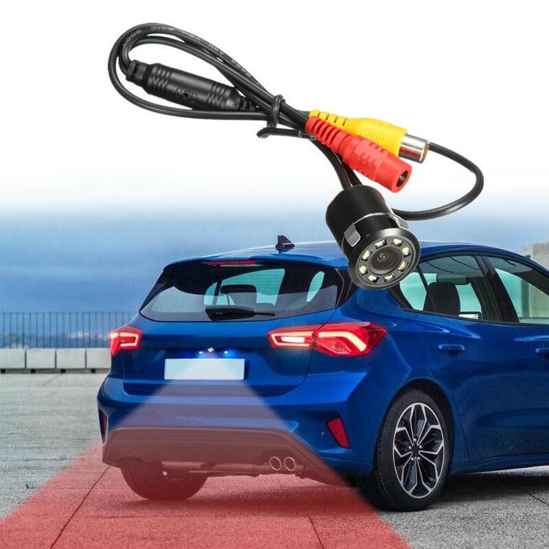 18.5mm Car Rear 8 Led Night Use 140° wide Viewing Angle Backup Parking Camera