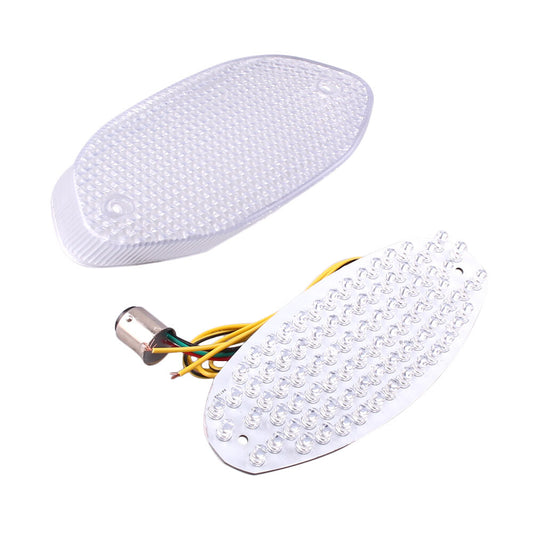 for BMW F650CS 01-04 R1100S 98-04 Clear LED Turn Signals Brake Running Light