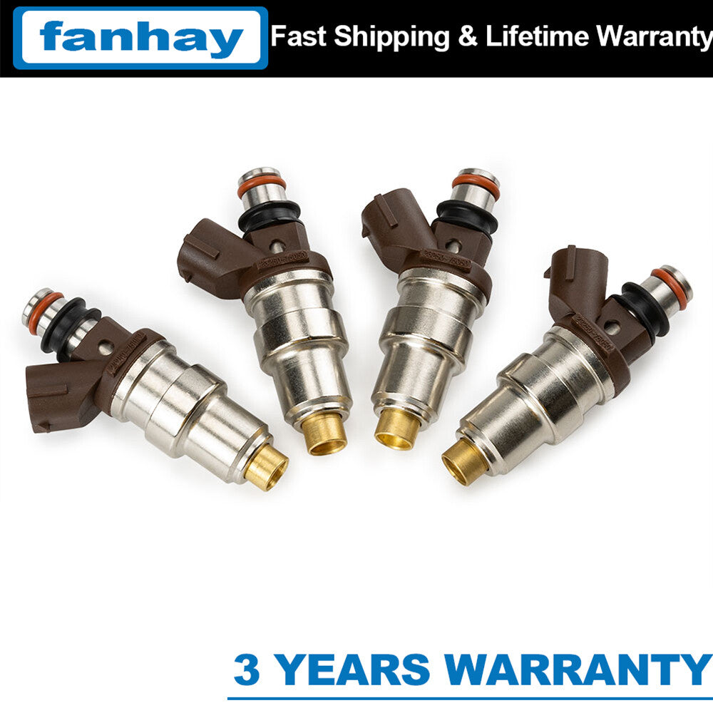 4X Fuel Injectors 23250-75050 For 1995-2000 for Toyota Tacoma T100 4Runner Base DLX