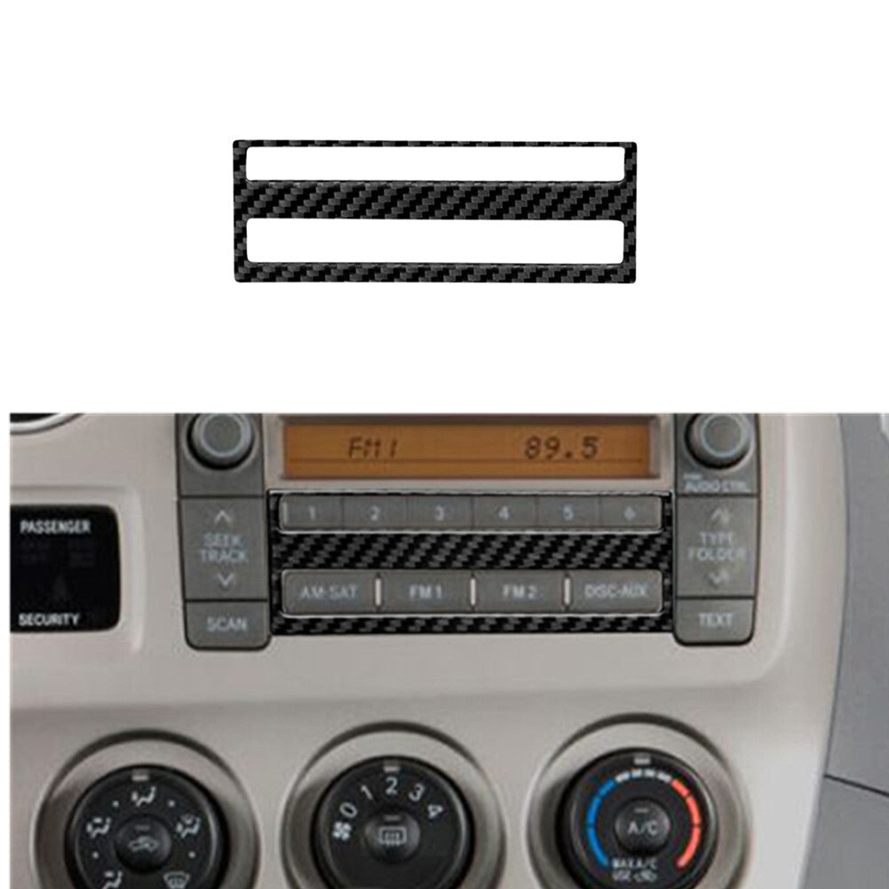 Gloss Black Radio Control Button Frame Cover Trim for Toyota Matrix 2009-2014