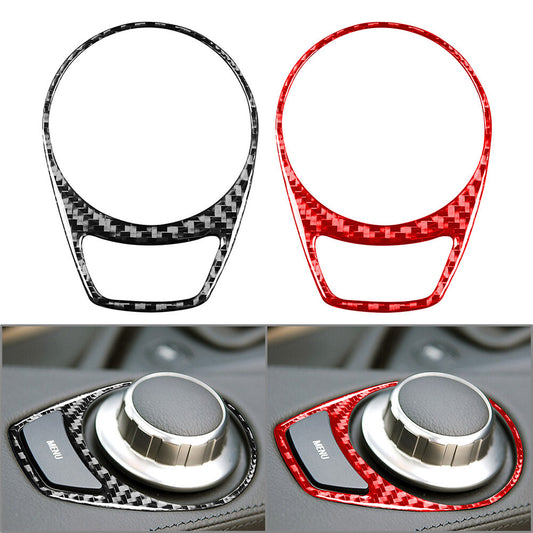 Carbon Fiber FM Switch Panel Cover Trim for BMW 6 Series E63 E64 04-10 M6