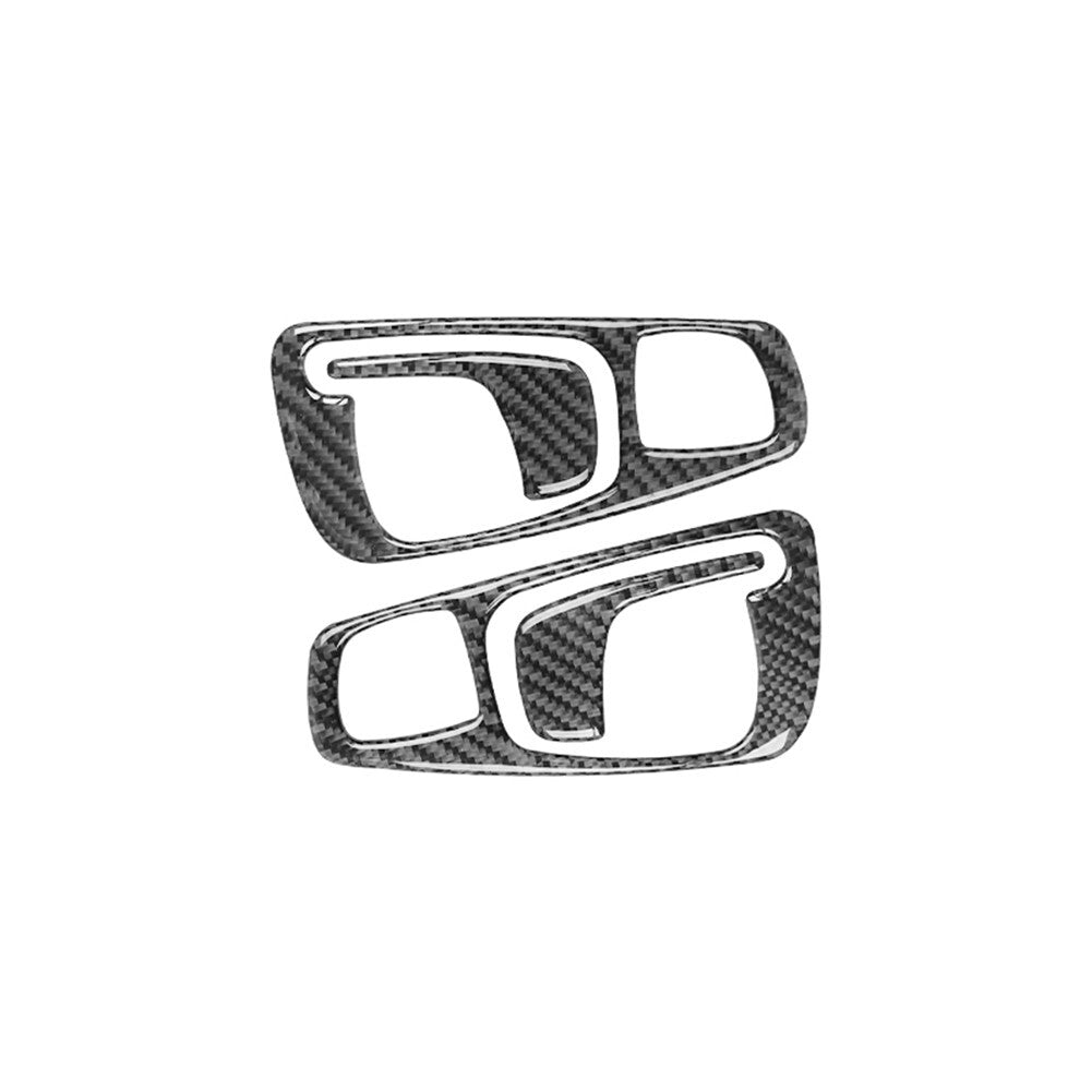4Pcs Door Handle Switch Frame TrimCover Carbon Fiber for Honda S2000 2000-2009