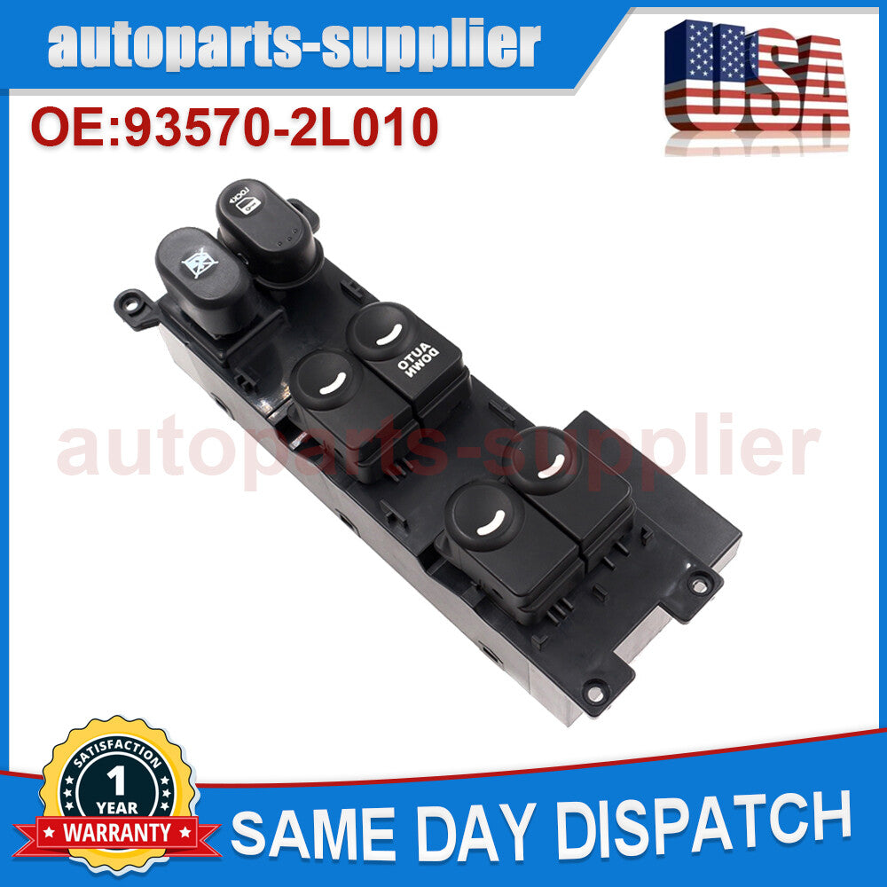 Master Power Window Switch for 09-12 for Hyundai for Elantra Touring 2.0L 93570-2L010