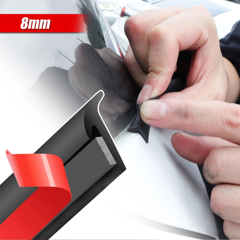 16.5ft T-Shape Rubber for Ford Car Seal Weather Strips Door Edge Moulding Trim