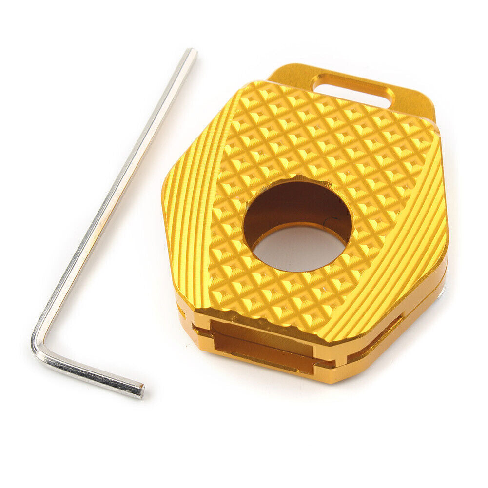 CNC Aluminum Key Ring Cover Case for Honda VFR800 CB600 CBR1000RR Gold