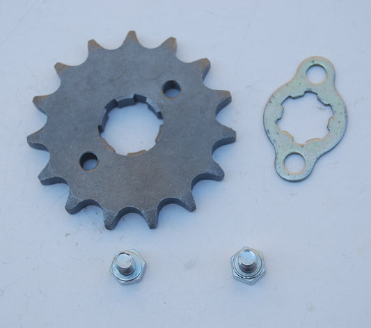 420 20MM 15T Front Engine Sprocket Pit Dirt Bikes ATV Quad Go Kart Motorcycles