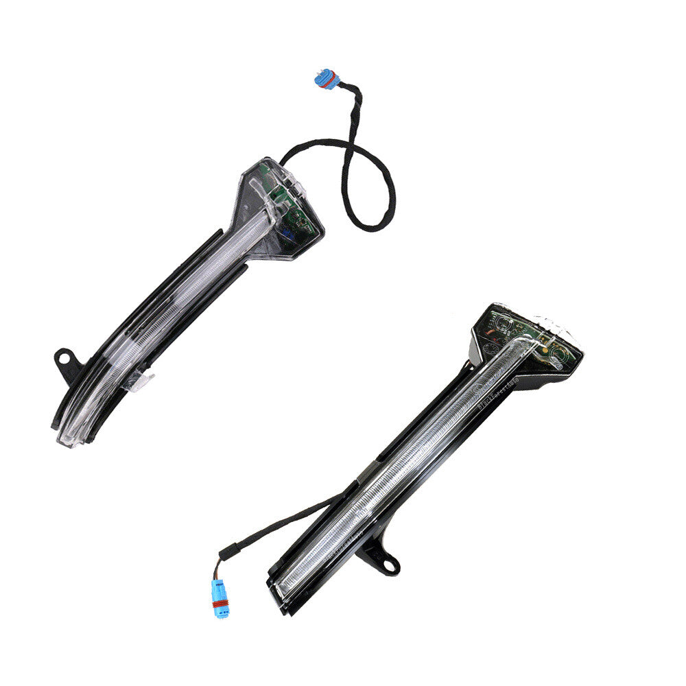 1Pair Clear Lens Side Mirror Turn Signal Light for BMW 5 6 7 Series Left + Right