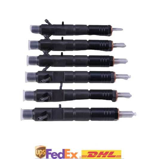 6PCS Fuel Injector 454-5091 4545091 for Caterpillar C7.1 Engine