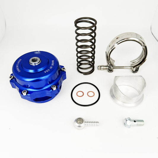 50MM BOV Universal 50mm Blow Off Valve Q Typer BV50 Stye 6 PSI+18PSI BLUE