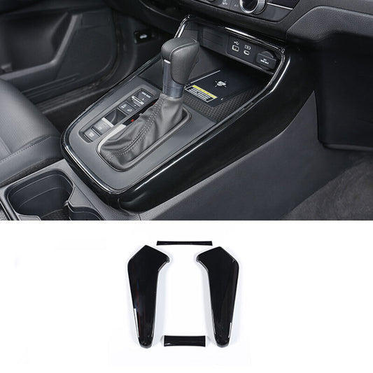 for Honda CR-V 2023-2024 Gloss Black Inner Console Gear Shift Side cover Trim 4x