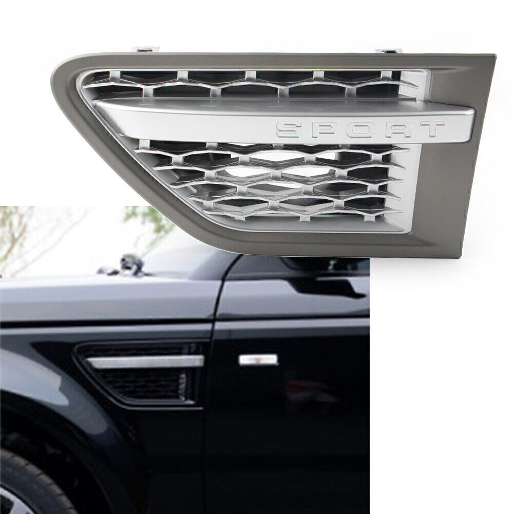 Front Left Fender Air Vent Grille Chrome for Land Rover for Range Rover Sport 10-13