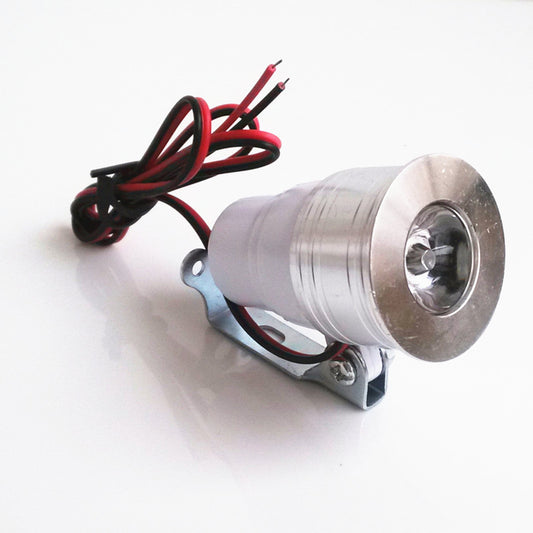 1Pc for Mini Motorcycle White Flash Lamp LED Strobe Flash Warning Signal Spot Light