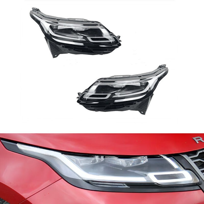 Pair Headlight Assembly for Land Rover for Range Rover Velar 2015-2018 Front Lamp