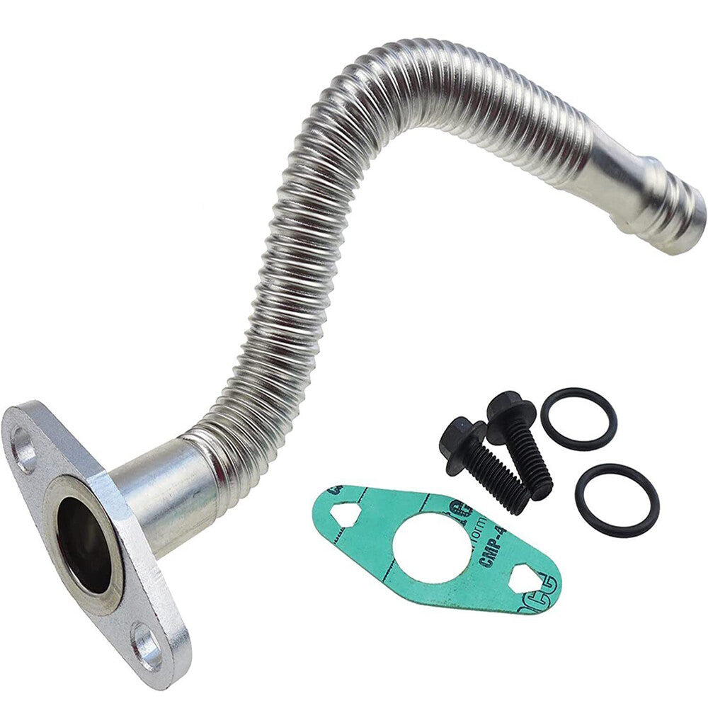 The lower turbocharger oil return line is suitable for 2004-2007 for Dodge for Ram 5.9L turbochargers.