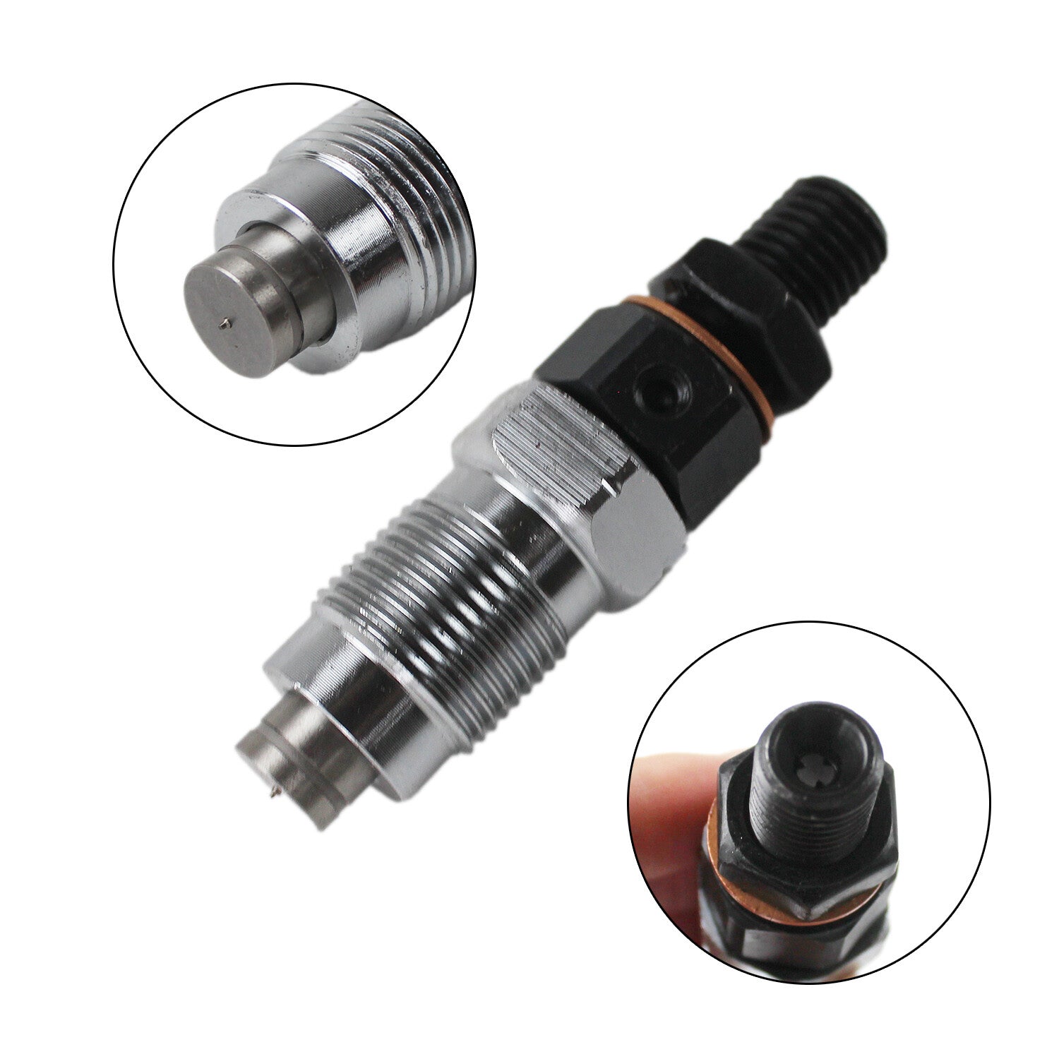 New 4 Fuel Injector Suitable For Kubota V1205 V1305 V1505 V1505T 1G065-53900 US