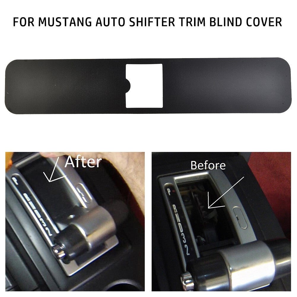 1 PIECE Black 05 THRU 09 for FORD for MUSTANG AUTO SHIFTER TRIM BLIND COVER New