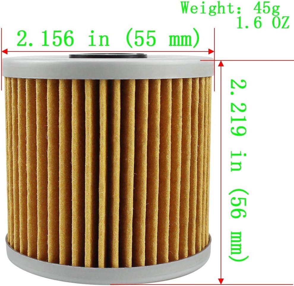 Oil Filter for KAWASAKI KLR600 KL600 1984-1990 KLR650 KLR 650 CAMO 1987-2016