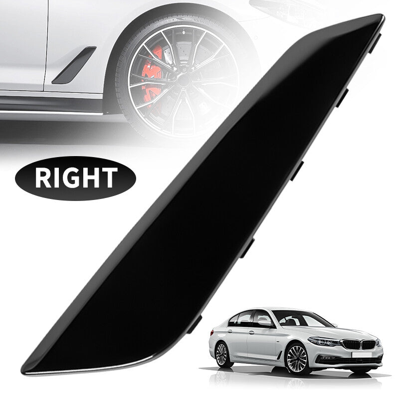 Right Passenger Side Fender Duct Trim Gloss Black For 2017-2020 for BMW G30 5 Series