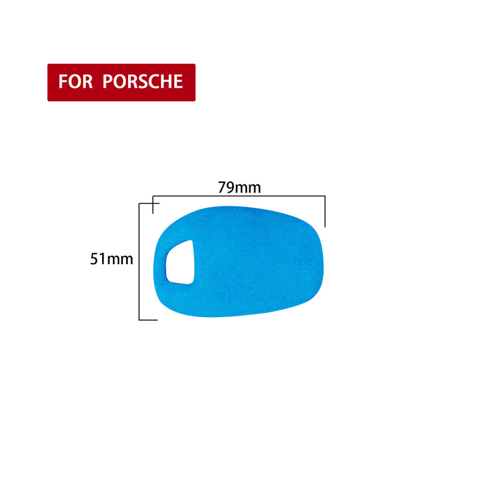 Suede Blue Gear Shift Knob Panel Trim for Porsche for Panamera 2017-2023 Accessories