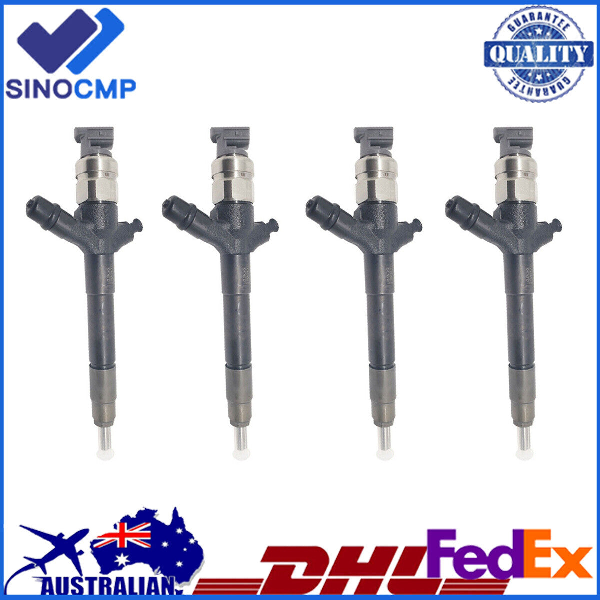 4Pcs New Diesel Fuel Injector 1465A041 095000-5600 for Mitsubishi L200 4D56