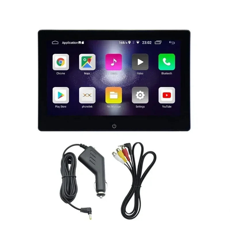 2Pc Car Headrest Monitor Touch Screen 10.1 Inch Android 12 4K WIFI Video Player