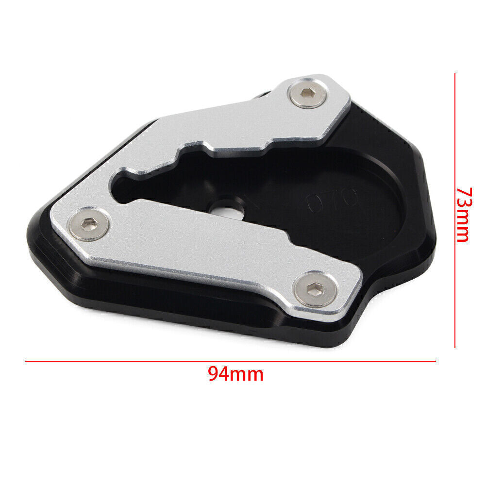 for DUCATI 848 1098 1198 Mototcycle Foot Side Stand Enlarger Plate Kickstand Pad