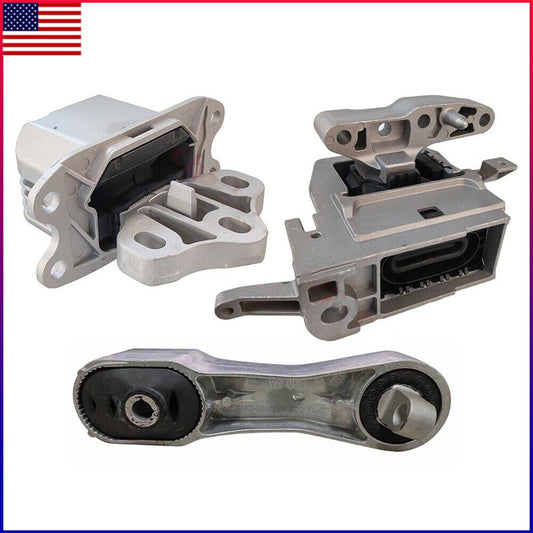 3Pcs Engine Transmission Motor Mount Kit for MINI Hatchback (F56 Facelift) 2021