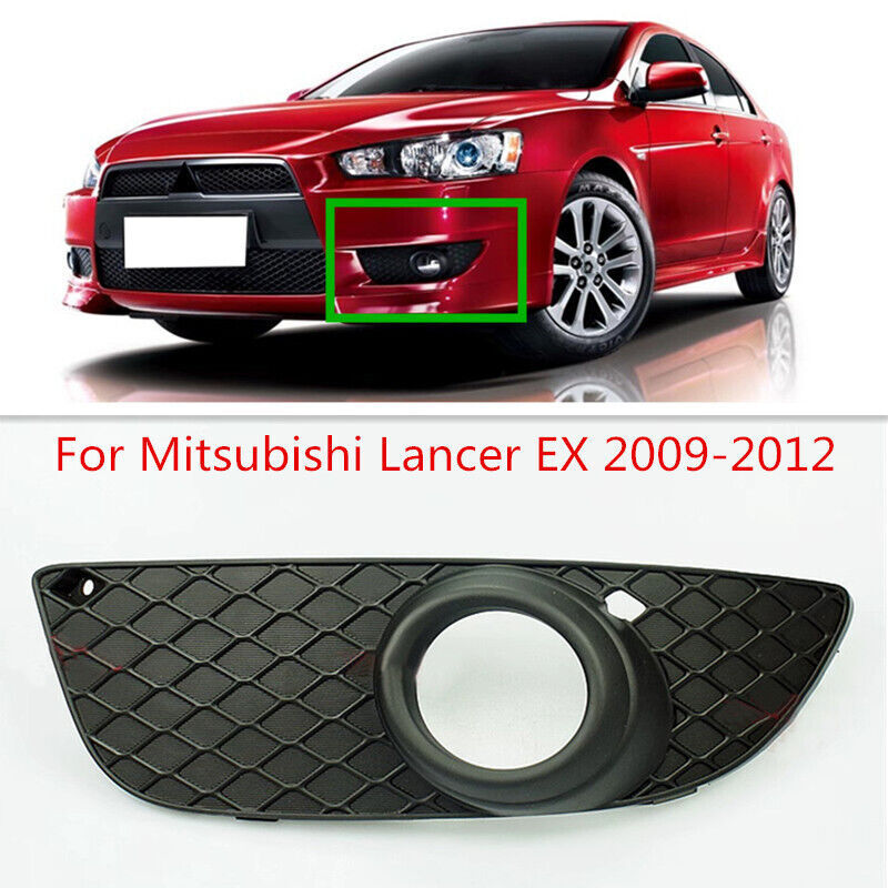 Left Side ABS Bumper Fog Lamp Cover Bezel Fit for Mitsubishi Lancer EX 2009-2012