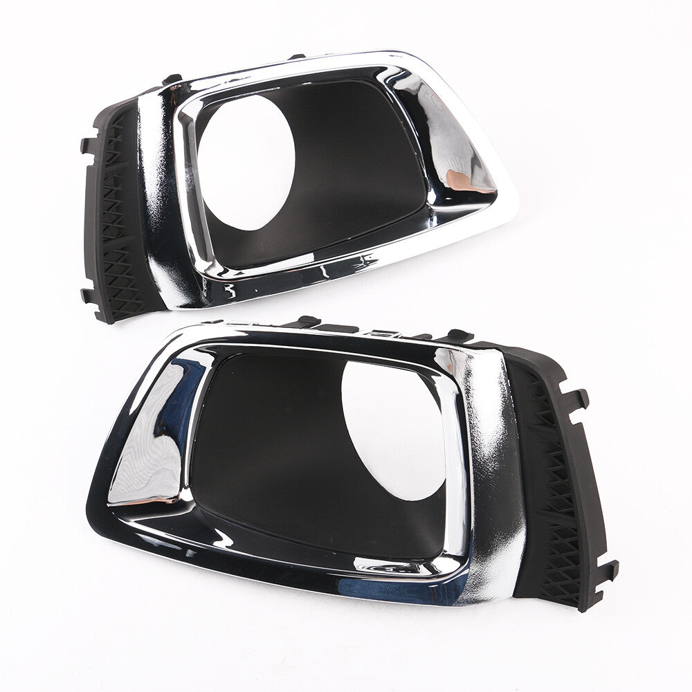 1Pair Chorme Fog Light Cover Trim Left Right for Subaru for Forester 2.0XT 2014-15