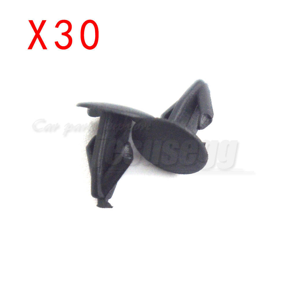 30x Clips Hood Insulation Retaining Nylon Rivet 91520-SM4-C010 for Honda for Accord