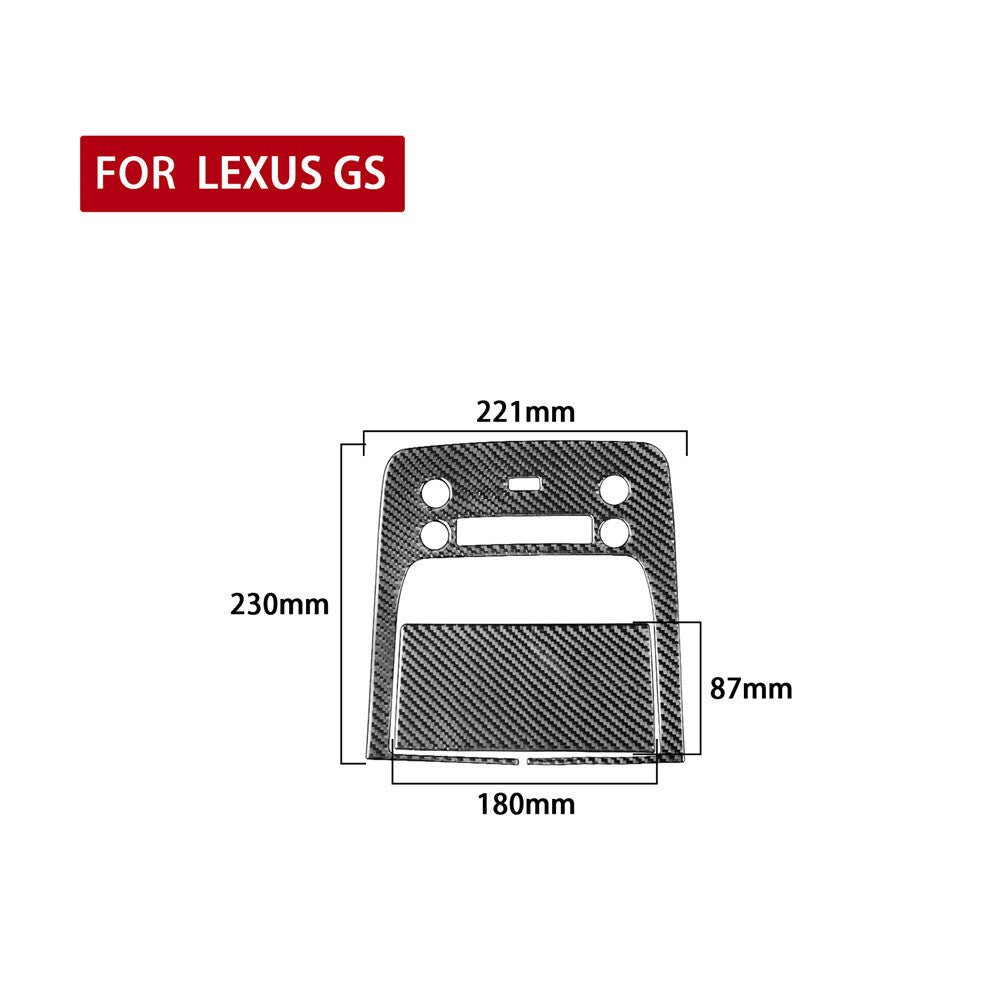 Carbon Fiber Interior Front Reading Light Panel Cover Kit for Luxus GS 2006-2011