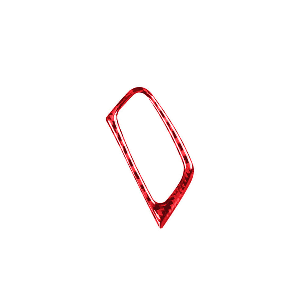 Red carbon fiber key frame cover for BMW X5 E70 X6 E71 2008-2013