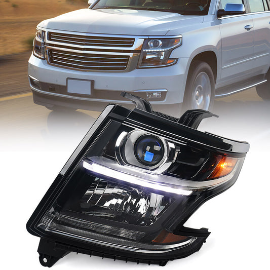 Suitable for 2015-2020 for Chevrolet Tahoe/Suburban Halogen Projector Headlight Driver Left