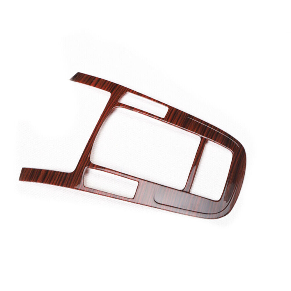 Car Inner Console Gear Shift Frame Cover Trim Fit for Audi A5 2008-2016 Red Wood