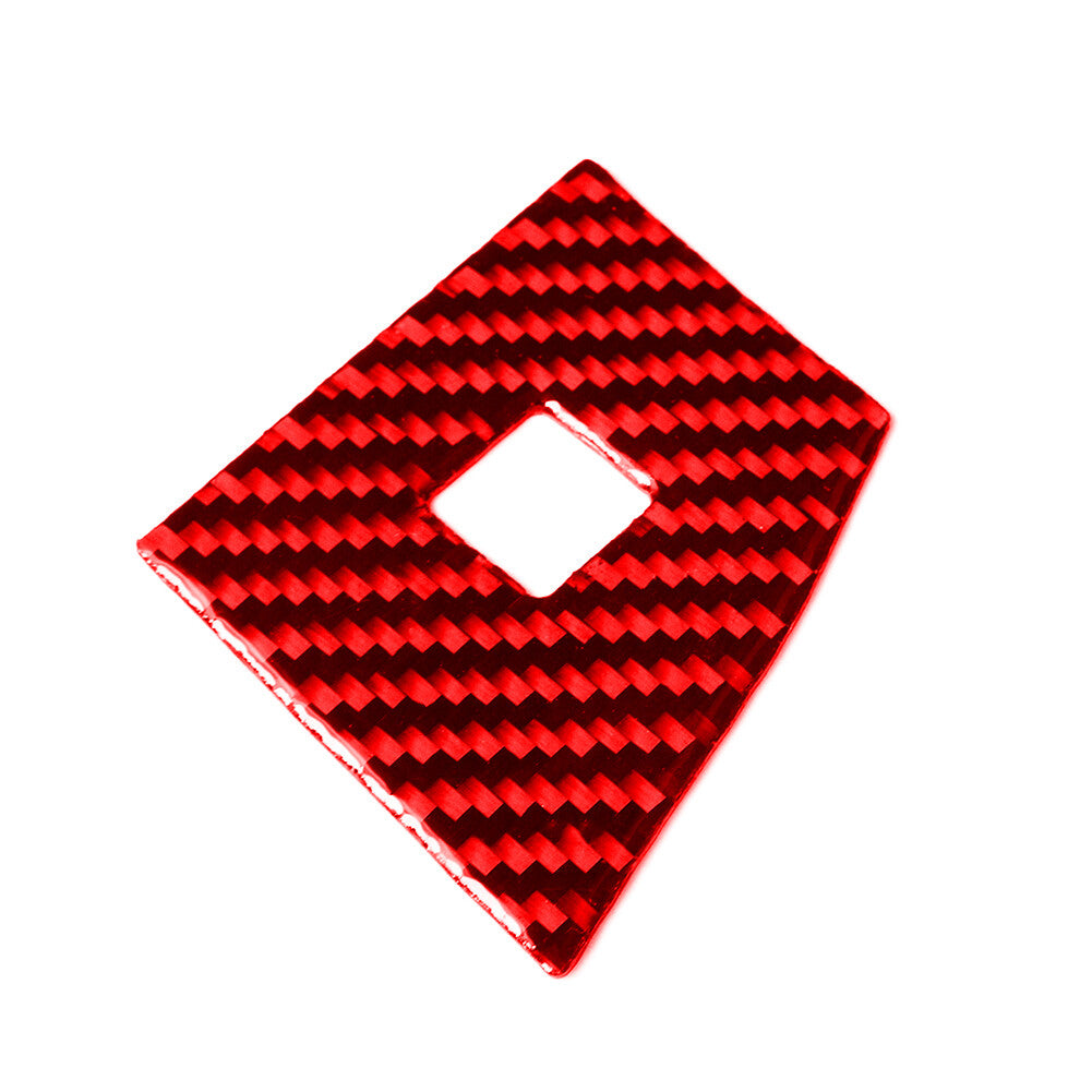 Red Carbon Fiber Right of Steering Wheel Trim Cover for Subaru Forester 2005-08