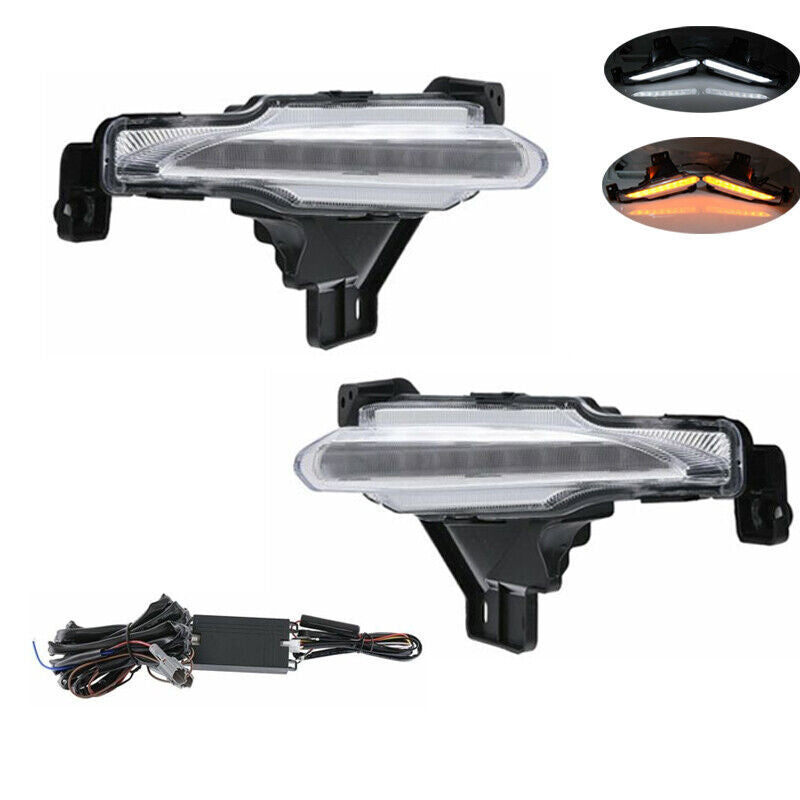1 Set LED DRL Daytime Running Light Fog Lamps for Mazda 3 Axela 2017