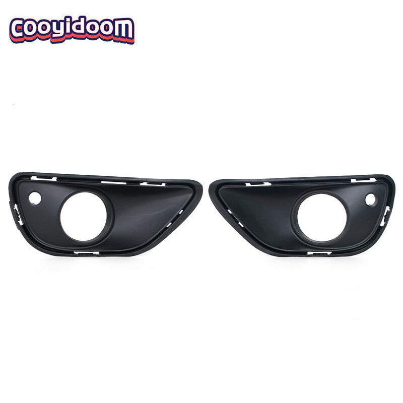 Pair Front Fog Light Bezel Trim Cover for Porsche for Cayenne 2015 2016 2017 2018