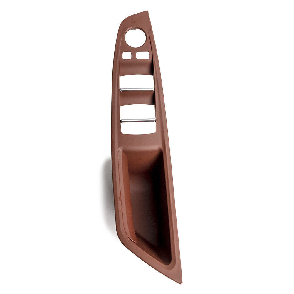 Front Interior Door Panel Handle Pull Trim Fit for BMW 5 series F10 F11 RHD Red Wine