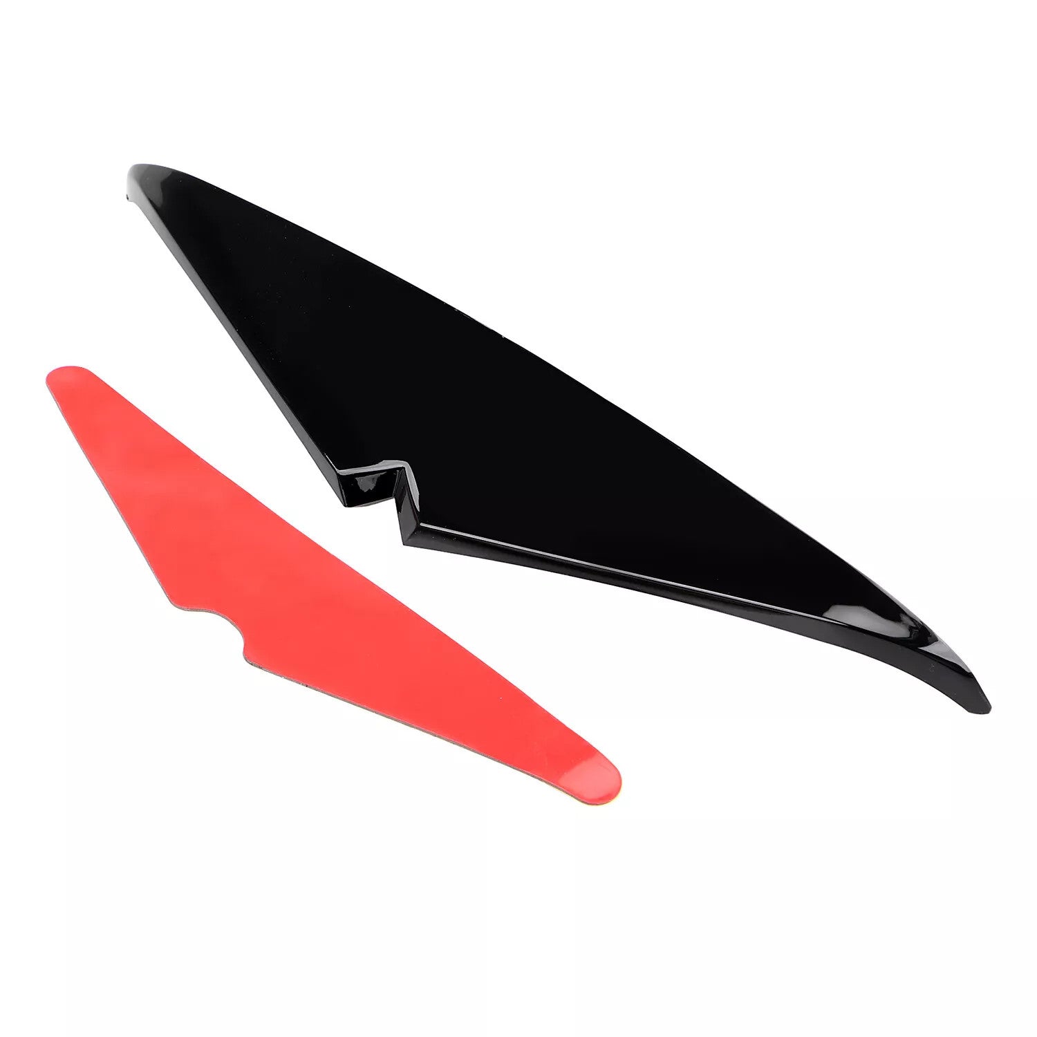 Vivid Black Headlamp Headlight Eyebrow Eyelid Trim for Harley Road Glide 2015-22
