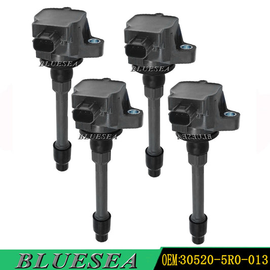 4PC 30520-5R0-013 Ignition Coil B263 for Honda Fit 1.5L for Civic 2.0L 2015-2019