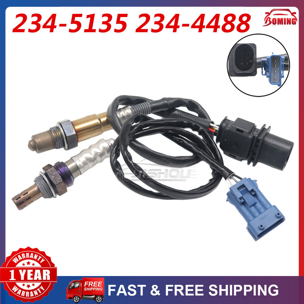 2pcs Oxygen O2 Sensor For 2009 2010 for Toyota for Corolla Matrix 1.8L L4 Upper+Undder