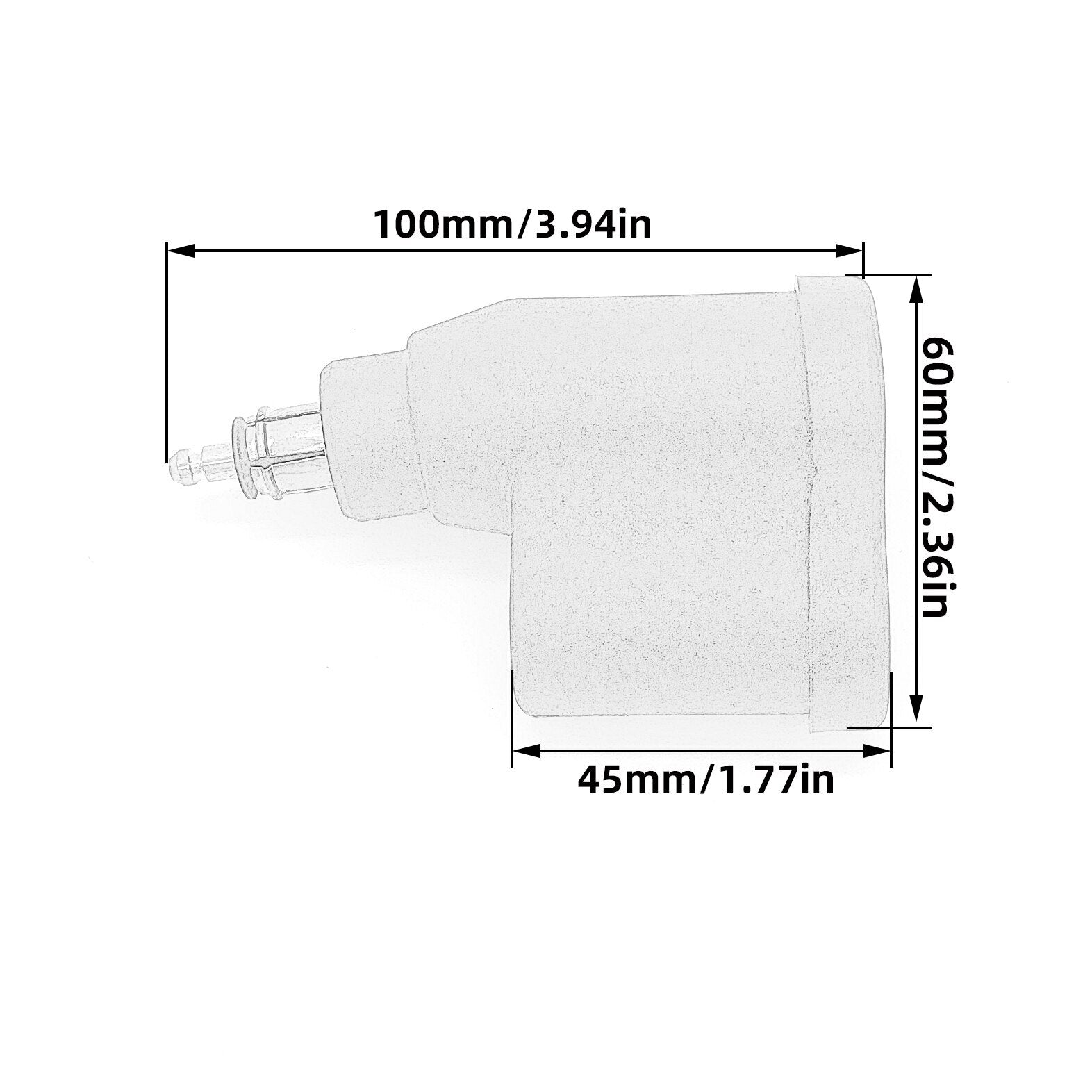 for BMW Dirt Bike Plug Dual USB Charger Cigarette Lighter Socket Adapter T
