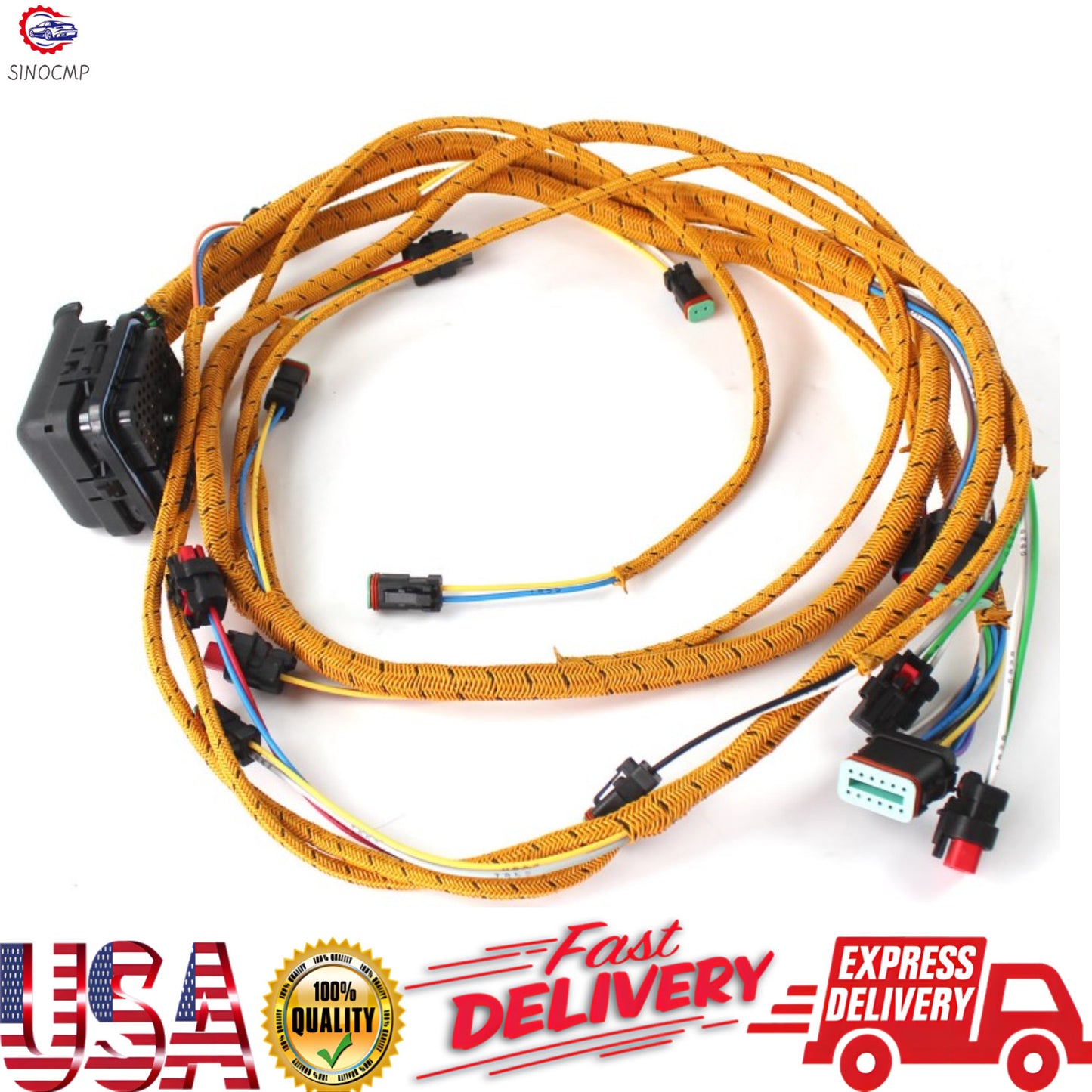 Engine Wiring Harness 2639001 263-9001 for Caterpillar C15 Engine Truck Cable US