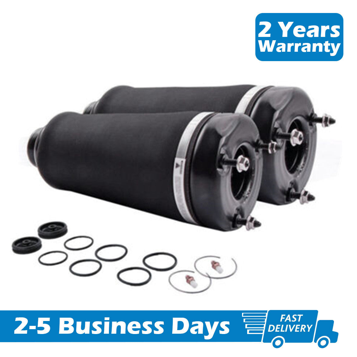 Two front air suspension repair bags suitable for Mercedes-Benz W251 R320 R350 R550 R63 AMG.